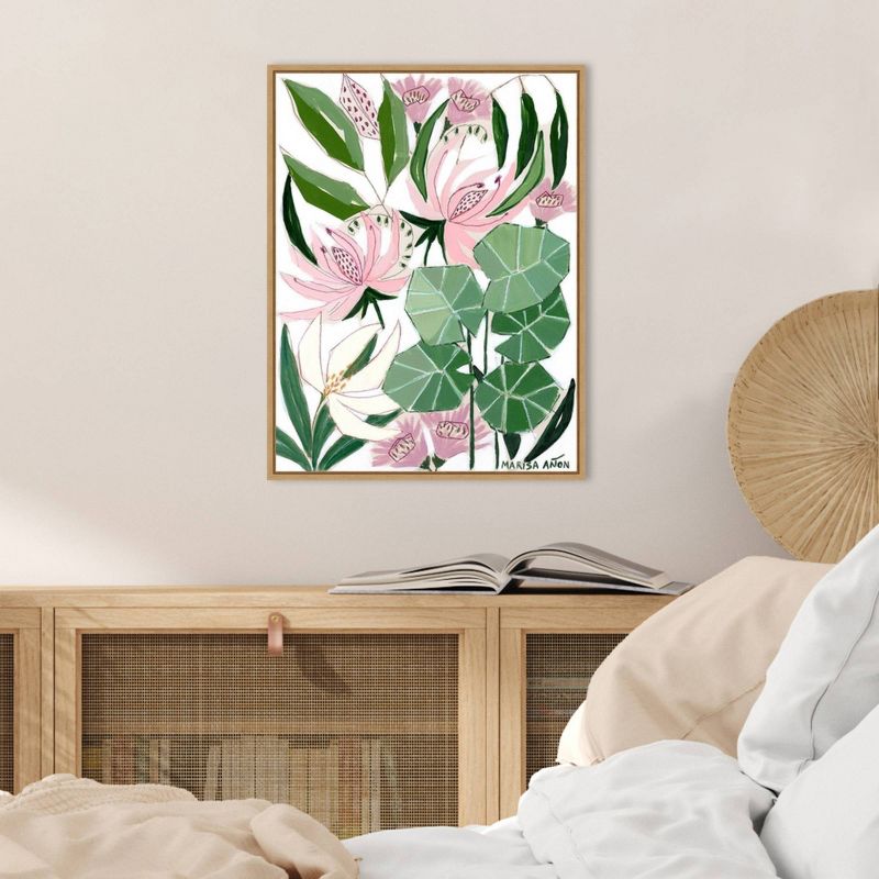 18" x 24" Bohemia 1 by Marisa Anon Framed Canvas Wall Art - Amanti Art