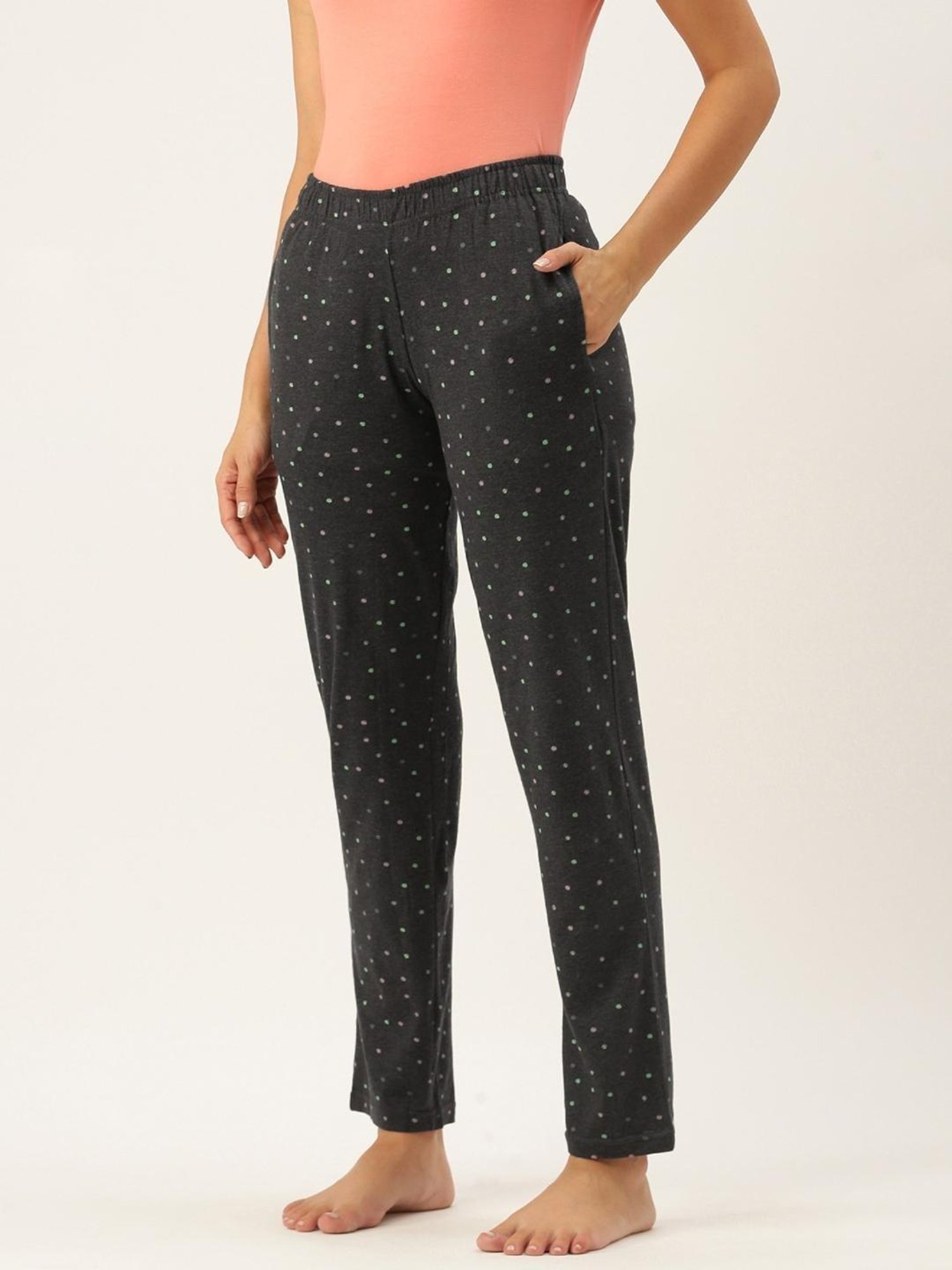 Clt.s Grey Polka Dot Pajamas