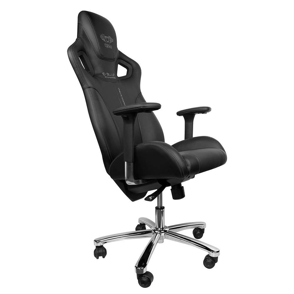 EBLUE Cobra Gaming Racing Executive Chair - Ergonomic with High Back Support and Headrest Office/Computer PC Gaming Chair - Black - EEC308BKAA-IA