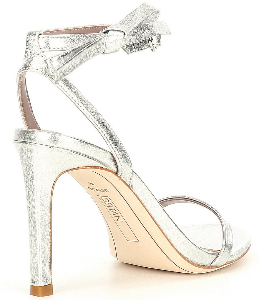 Deltan Miranda Ankle Bow Detail Dress Sandals