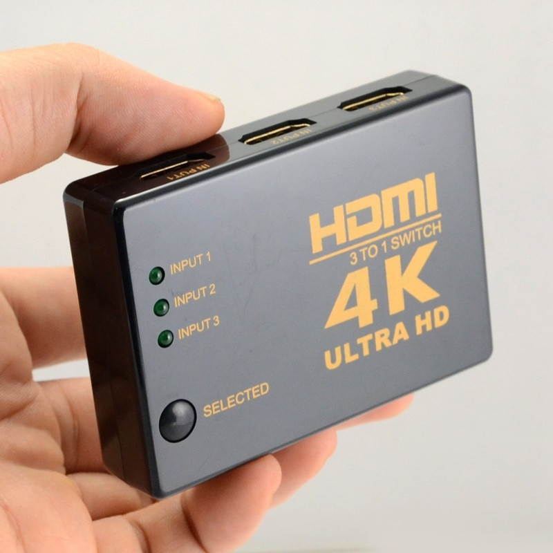 4K Bi-Direction HDMI 2.0 Cable Switch Switcher Splitter Hub HDCP 2x1 1x2 In Out