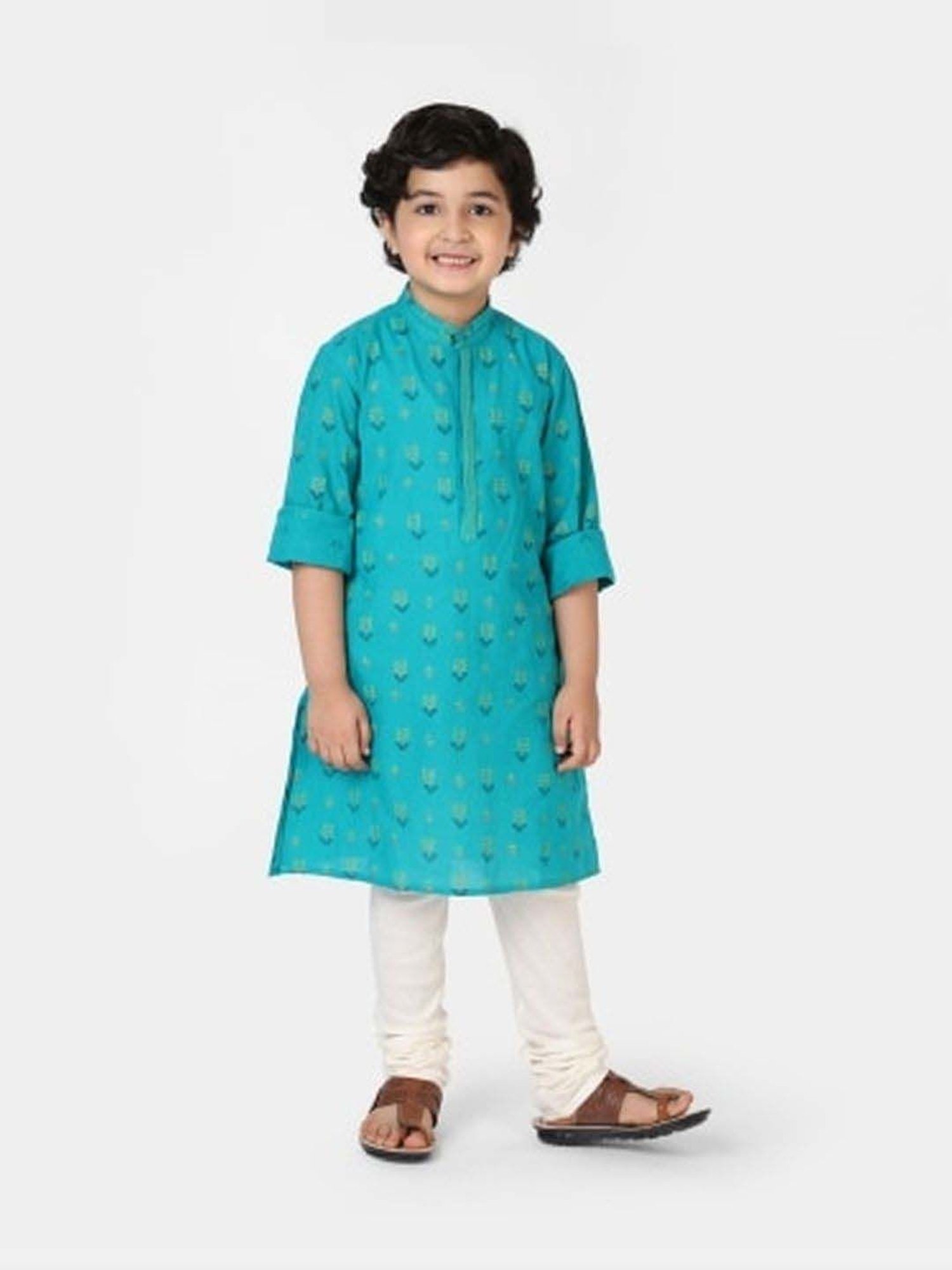 Juniors by Lifestyle Boys Beige Cotton Solid Woven Bottom