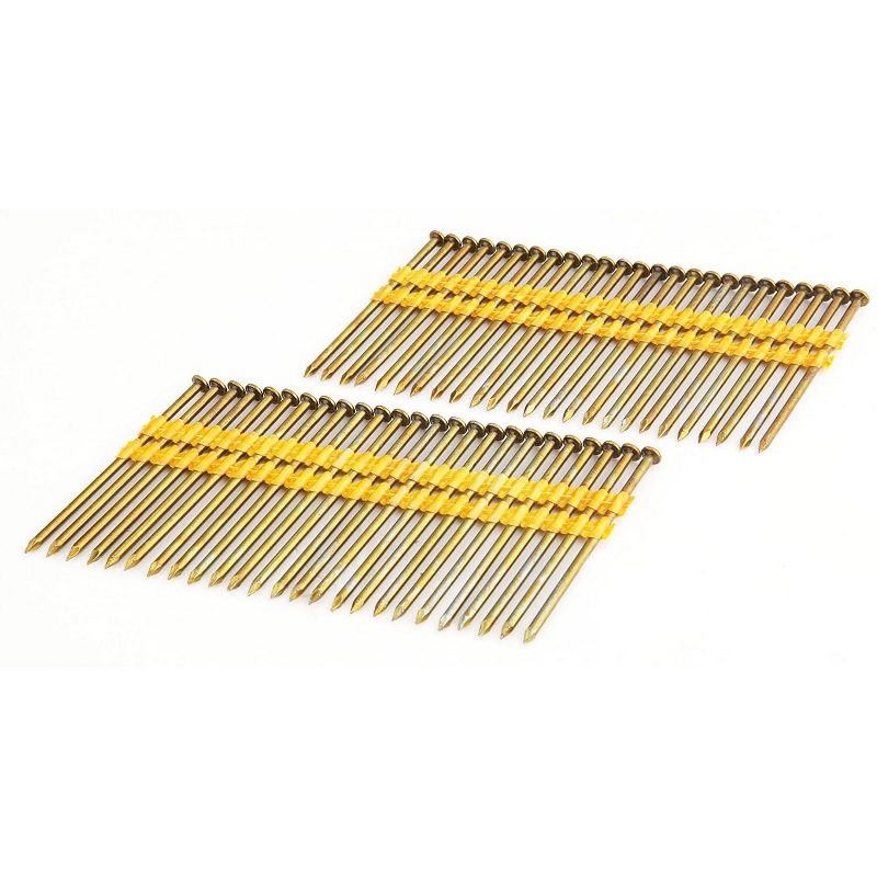 Freeman FR.131-314B 21 Degree 0.131 x 3-1/4 Inch Plastic Collated Solid Steel Constructed Smooth Shank Framing Nails, 2000 Nails in Box (2 Pack)