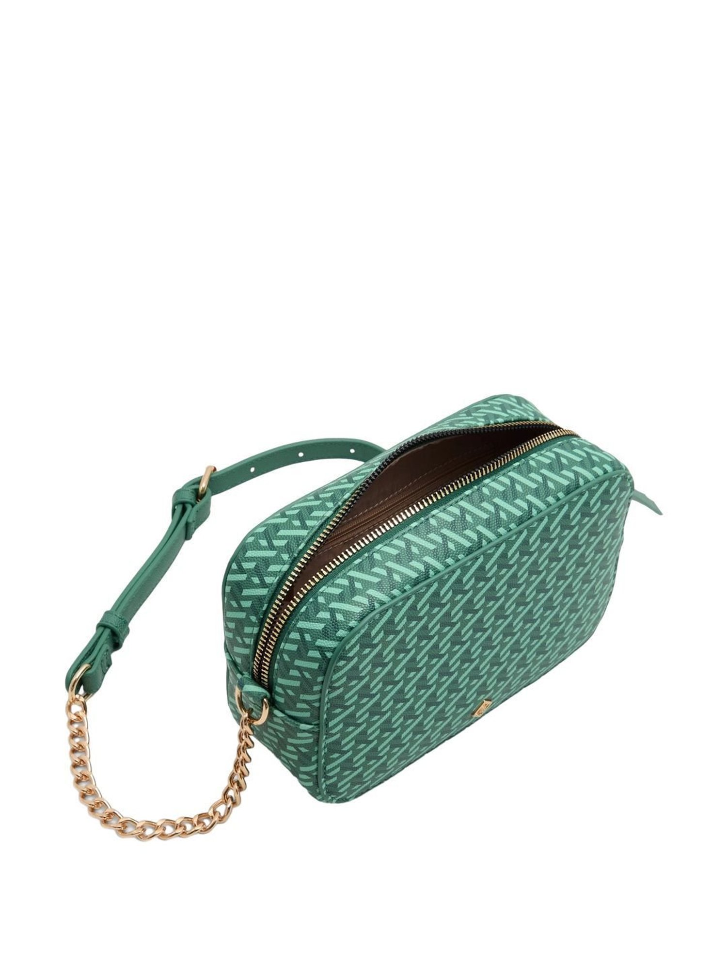 Call It Spring Green Printed Small Sling Handbag