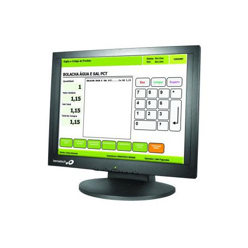 BEMATECH LE1015-J TOUCH MONITOR-15" TRUE-FLAT, PCAP Touch
