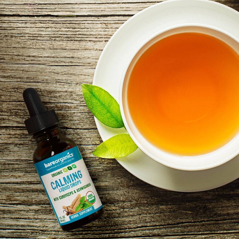 BareOrganics Calming Organic Liquid Drops - 1 fl oz