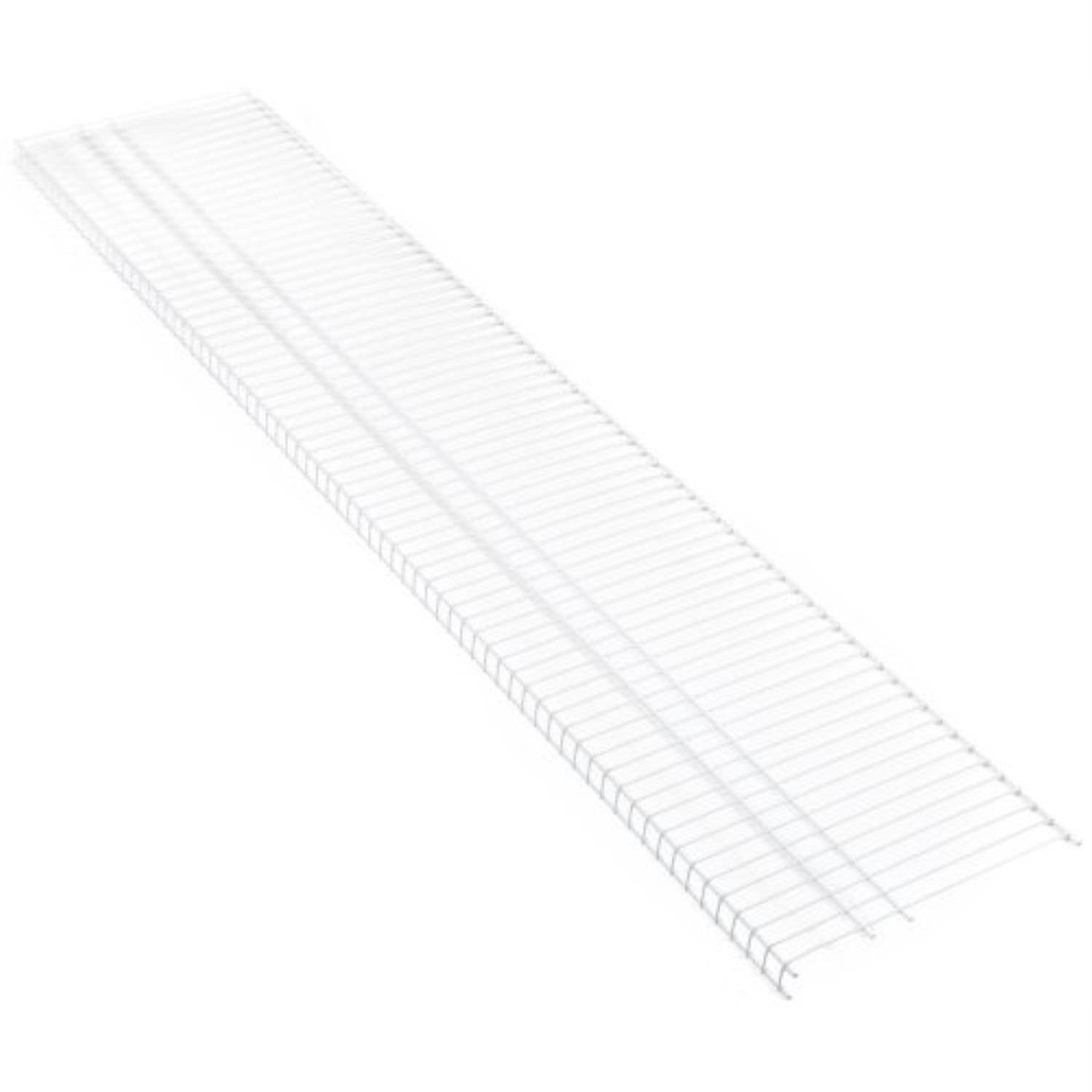 closetmaid 4717 superslide wire shelf, 72 by 12inch, white