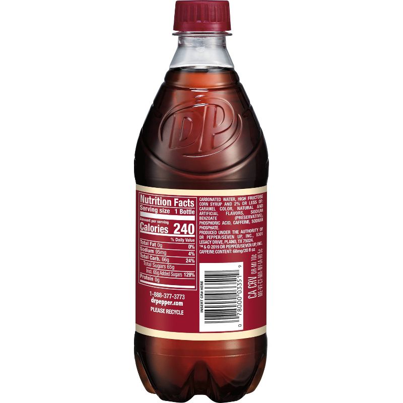 Dr Pepper Cream Soda - 20 fl oz Bottle