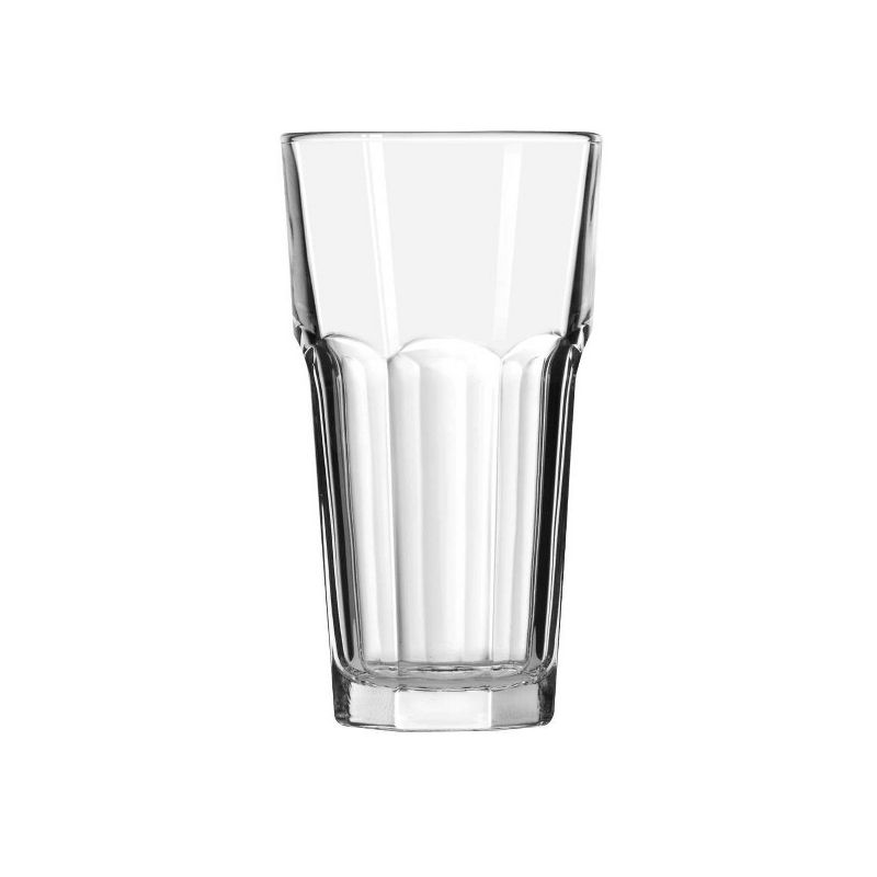 12.5oz Glass Tremont Tall Faceted Tumbler - Threshold™