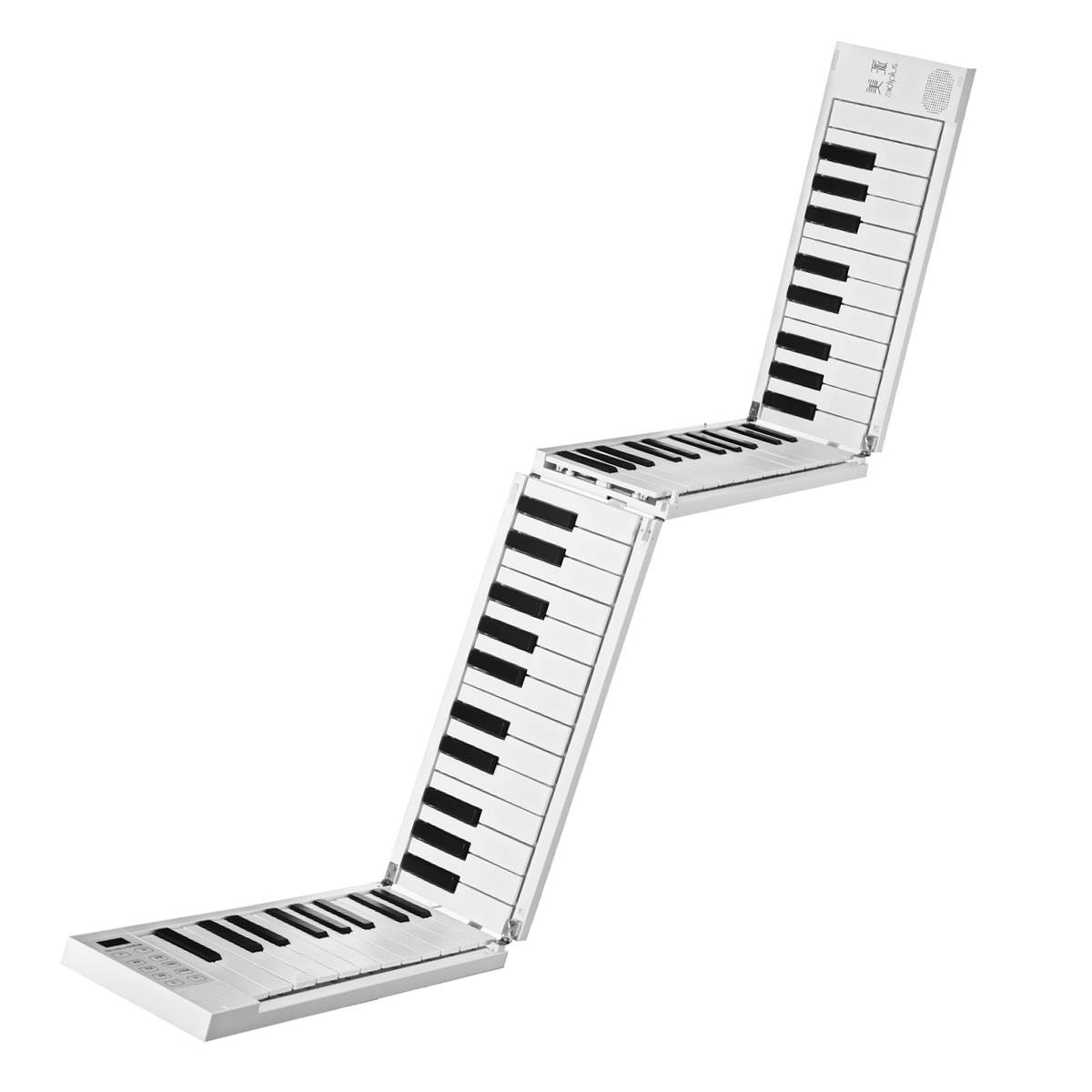 88 Keys Foldable Electronic Piano Portable Keyboard 128 Tones Dual Speakers Headphone Output with Sustain Pedal