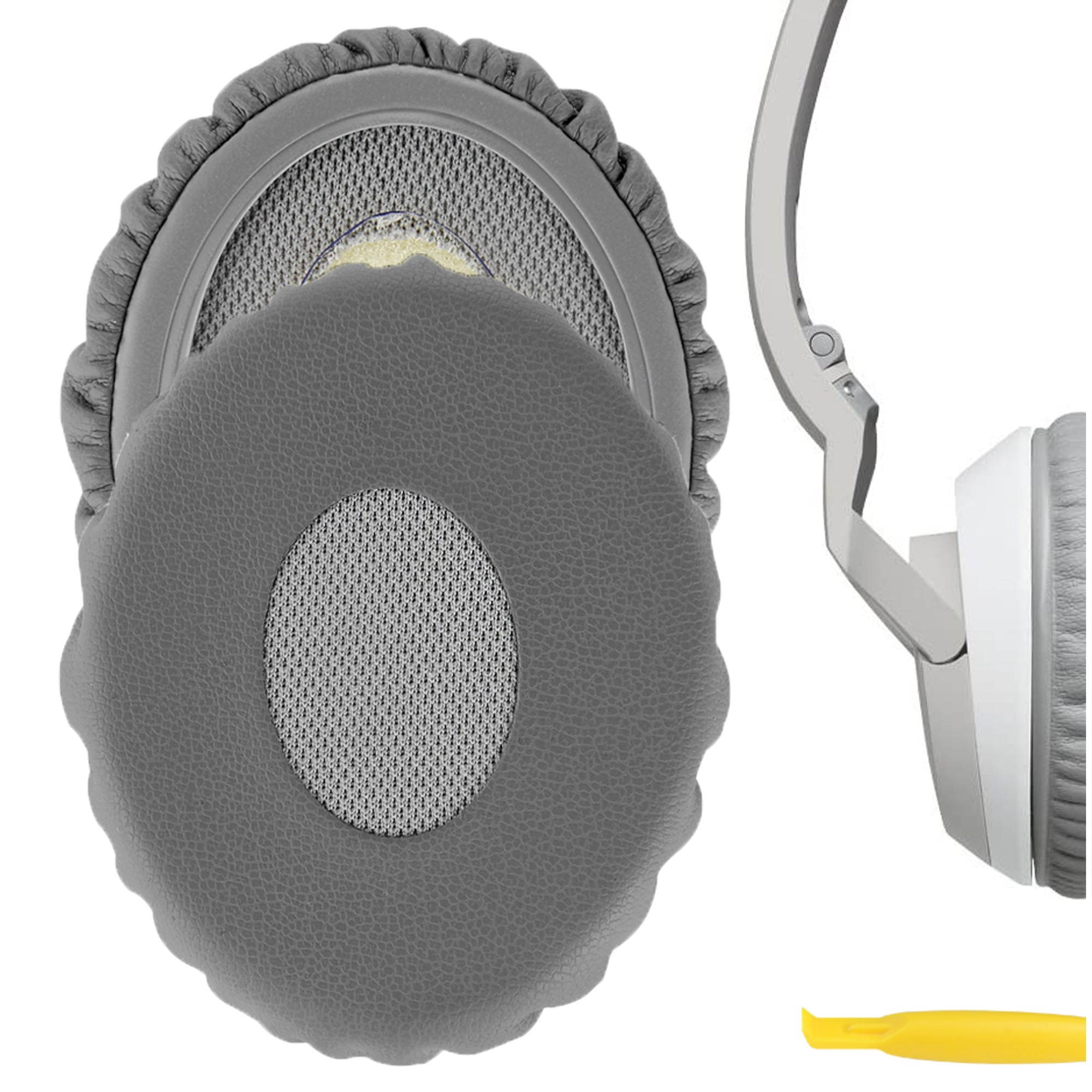 Bose On-Ear OE2, OE2i Headphone Replacement Ear Pad / Ear Cushion / Ear Cups / Ear Cover / Earpads Repair Parts (Grey)