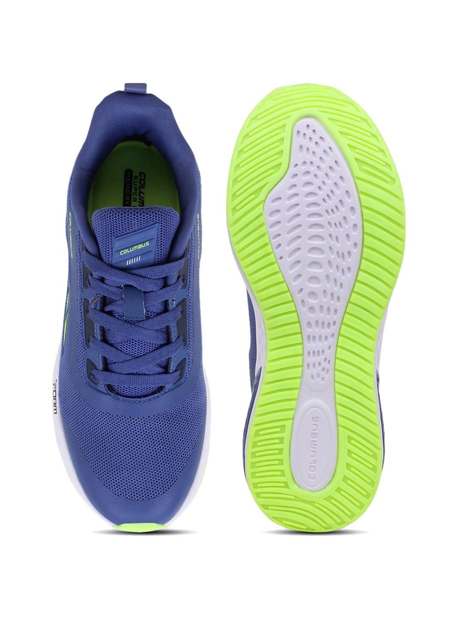 Columbus Men's Blue Running Shoes