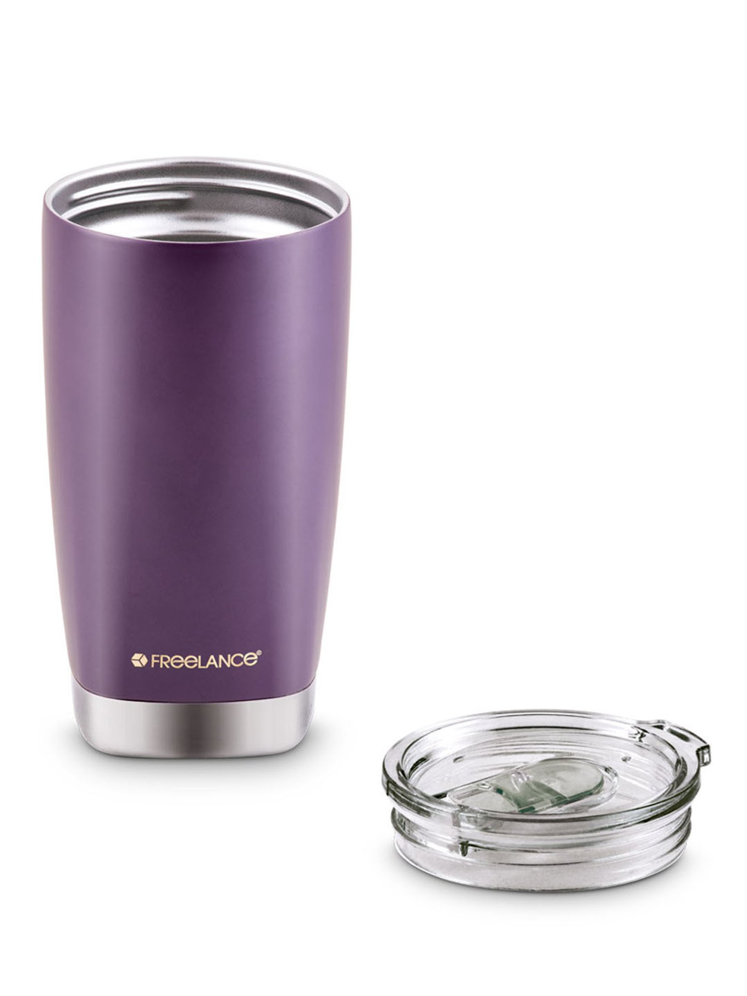 Freelance Purple Stainless Steel 350 ml Vacuum Bottle