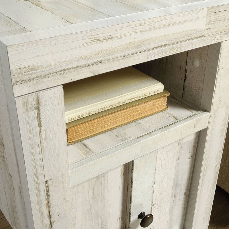 Dakota Pass End Table White Plank - Sauder