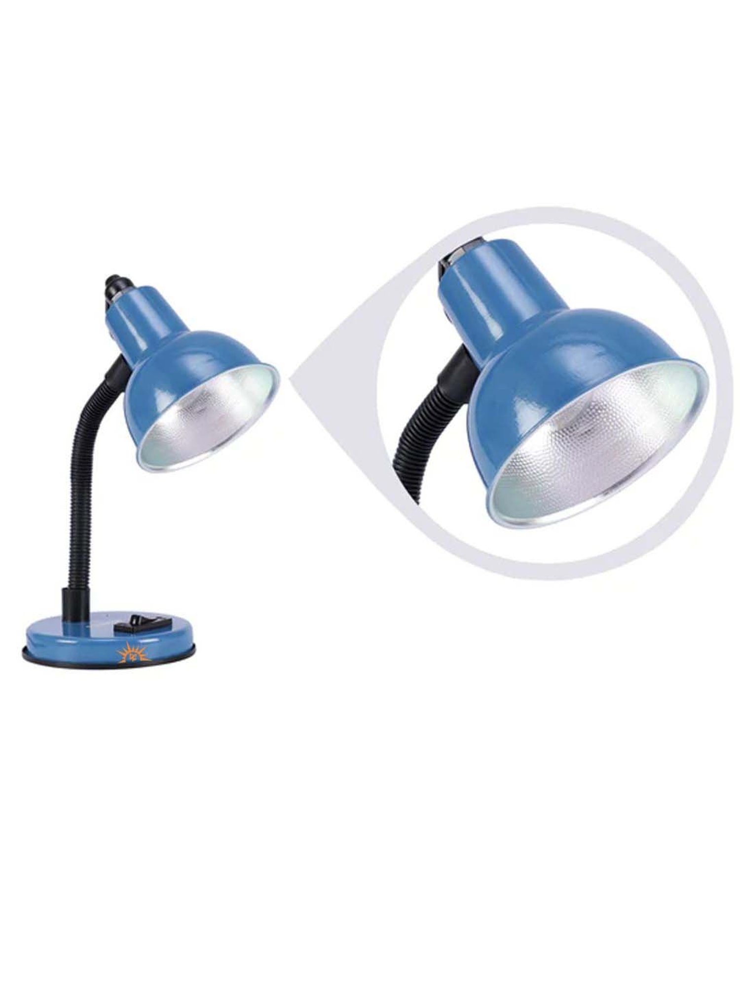 Kapoor E Illuminations Green Study Table Lamp - Set of 1