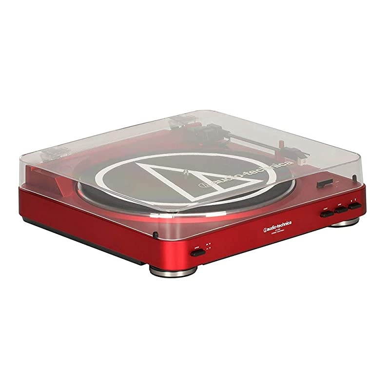 AT-LP60-BT Automatic Bluetooth Belt-Drive Stereo Turntable - Red