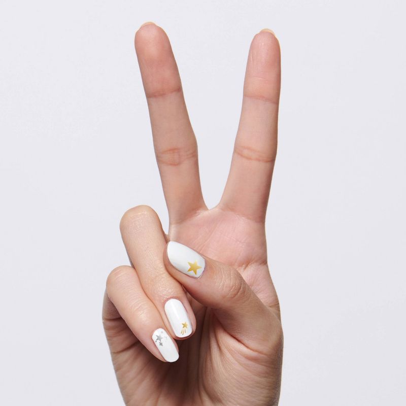 Olive & June Shooting Stars Nail Art Stickers - 36ct