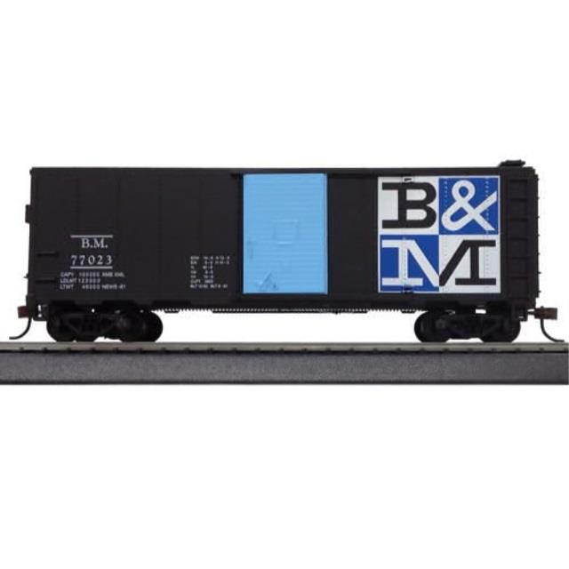 734530 41' steel box b&m checkerboard ho