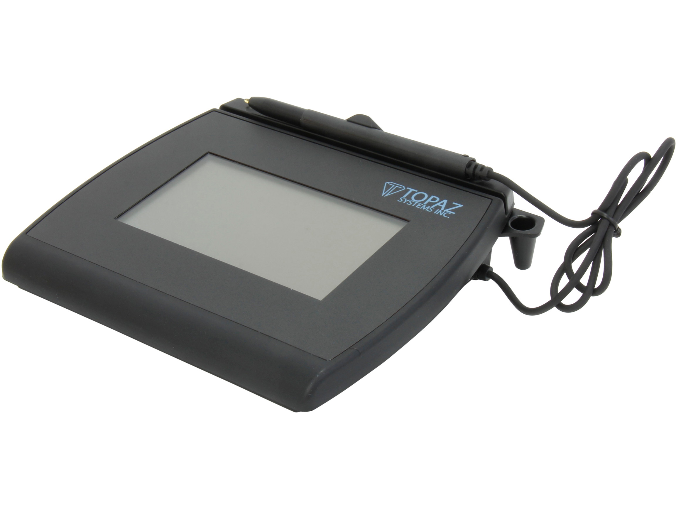 Topaz SignatureGem LCD 4x3 T-LBK755 Series Dual Serial/USB (High Speed) BackLit T-LBK755SE-BHSB-R Signature Capture Pad