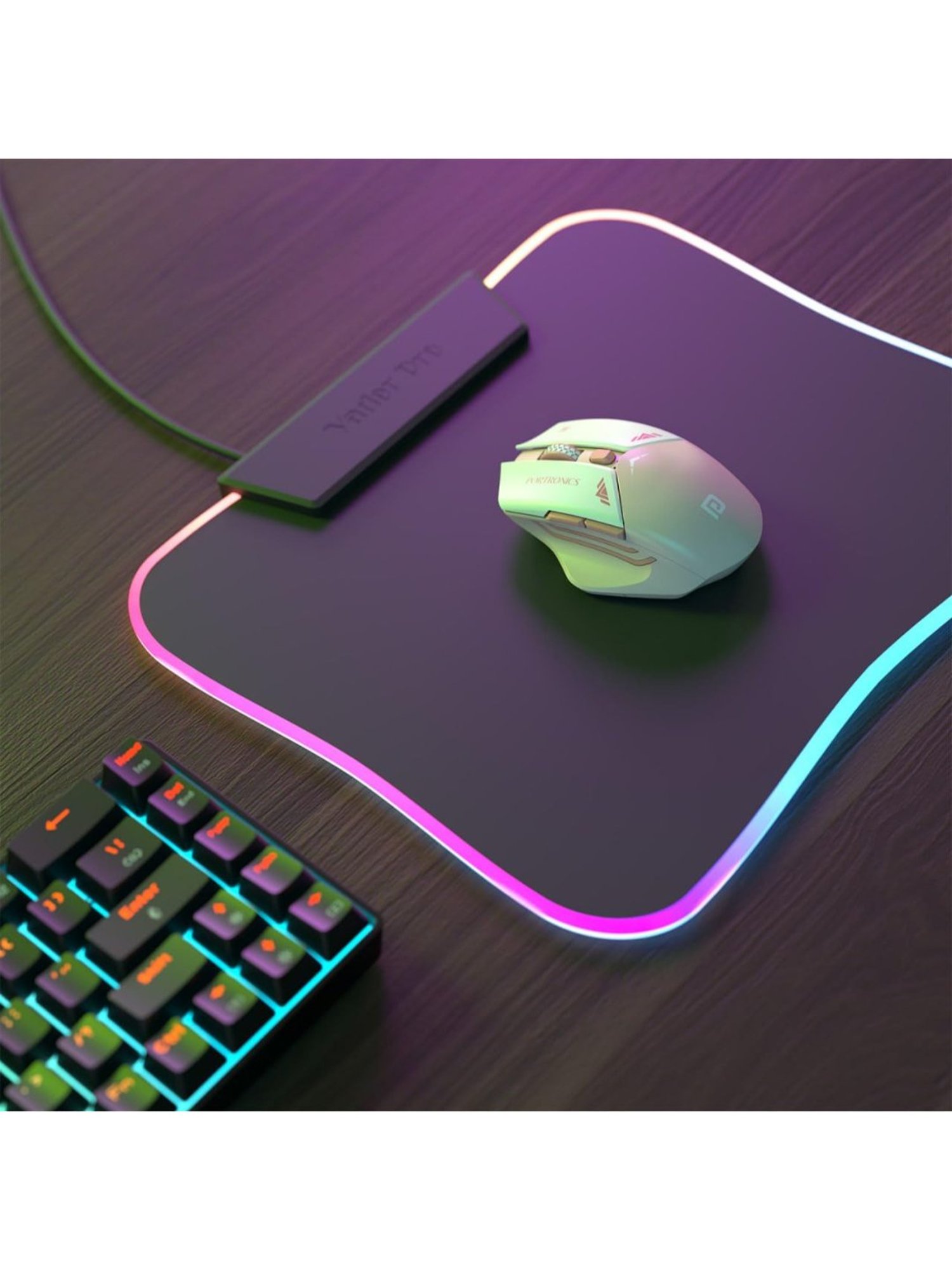 Portronics Vader Pro Wireless Gaming Mouse with 2.4 GHz Receiver & 6 Buttons (Cherry Pink)