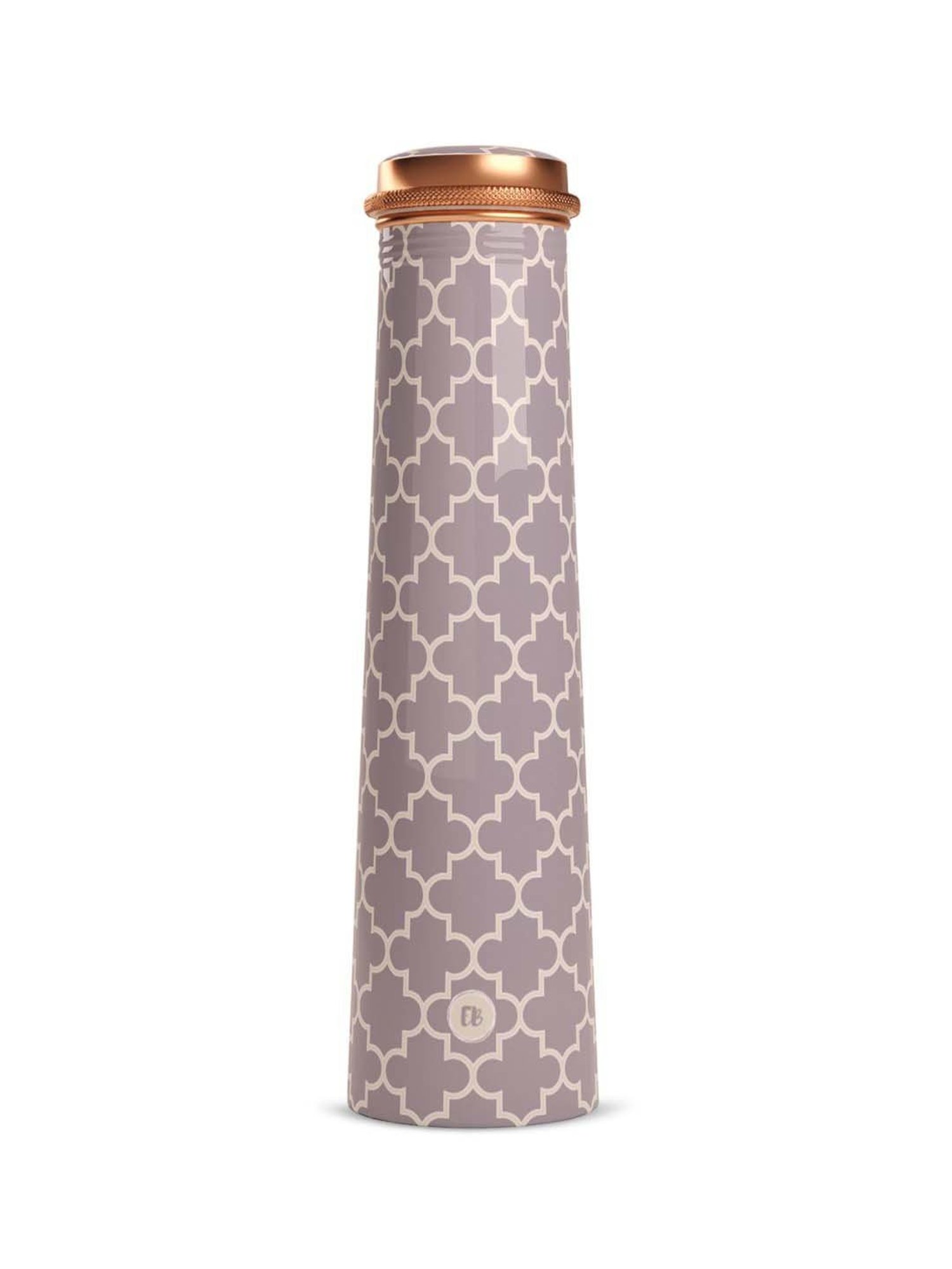 Everything Beautiful Grey Copper Water Bottle - Slim (0.75 L)