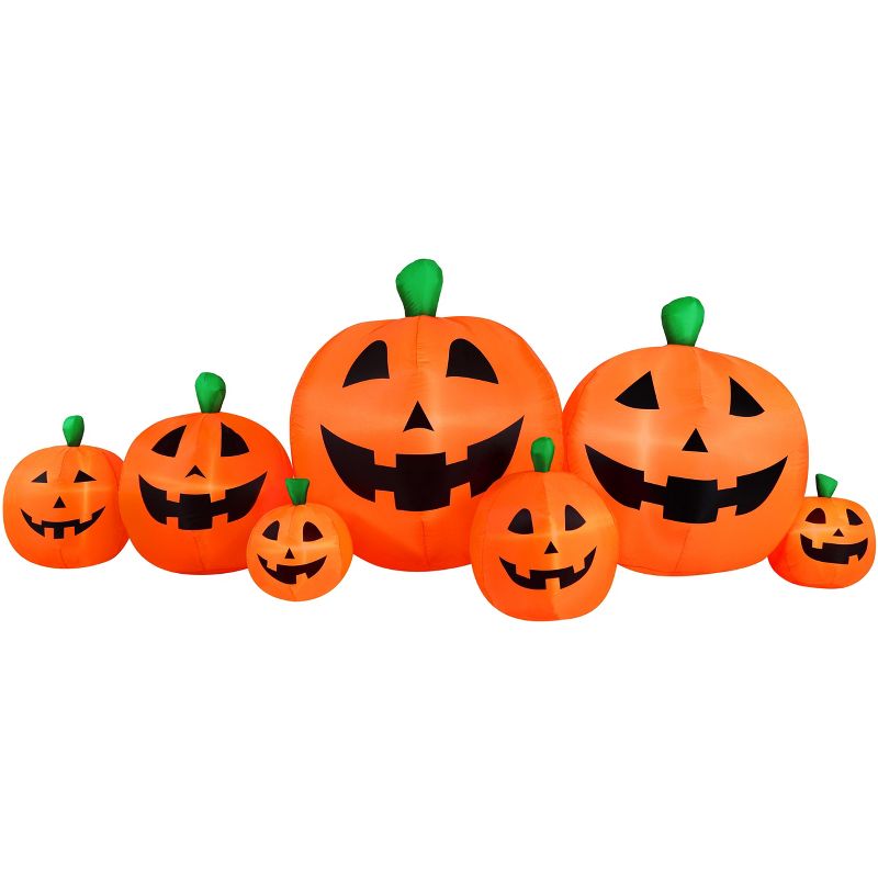 Occasions 8' Inflatable Pumpkin Patch , 3 ft Tall, Multicolored