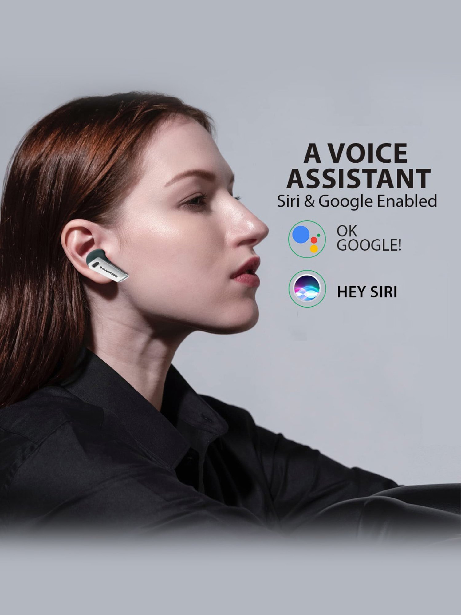 Blaupunkt BTW300 In Ear BT Earbuds with 40H Playtime & TurboVolt Charging (Green, True Wireless)