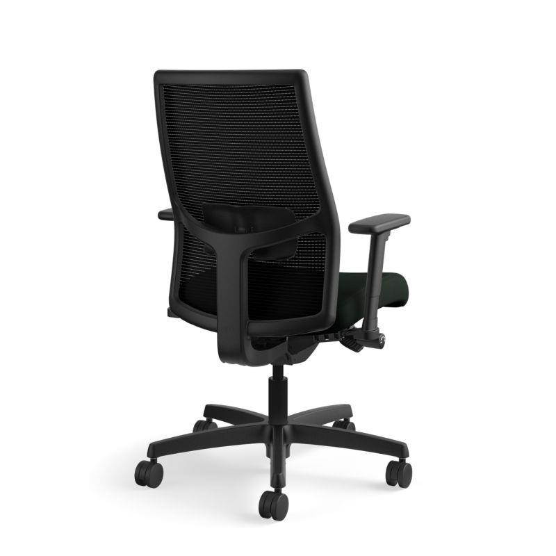 HON Ignition 2.0 Mid-Back Task Chair Mesh Back Black Fabric 12M2AMLU10TK