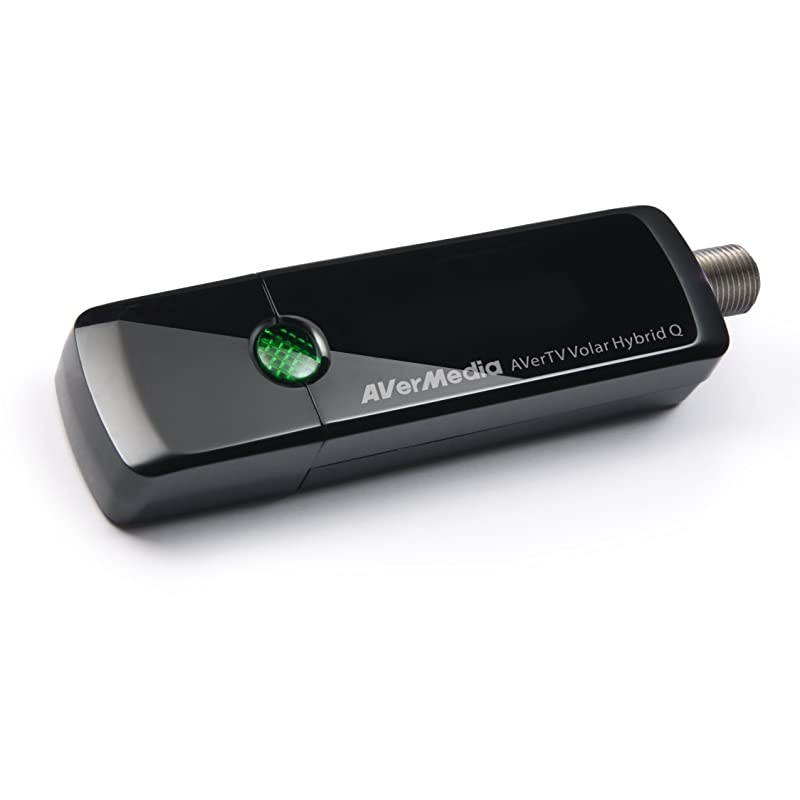 AVerTV Volar Hybrid Q USB TV Tuner ATSC Clear QAM HDTV FM Radio Supports Windows Android TV 70 or above H837
