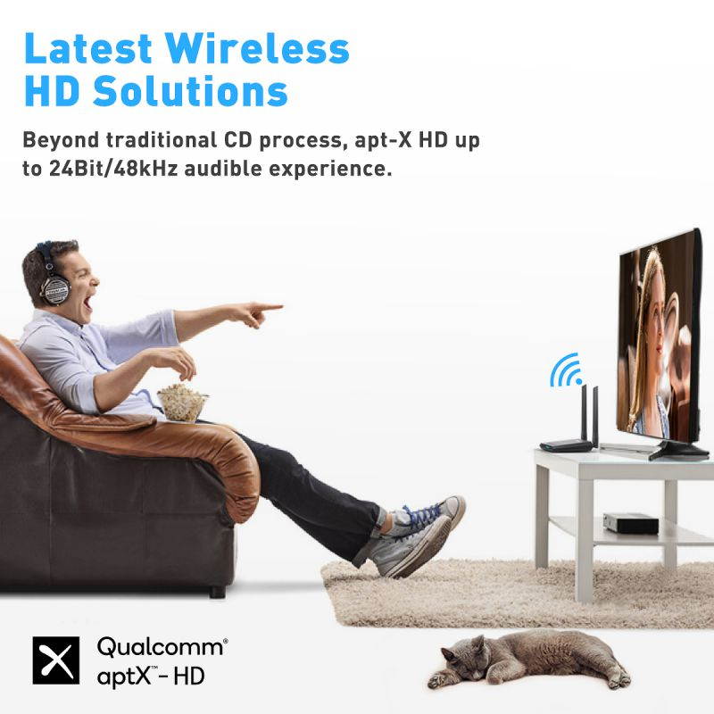 Fosi Audio Wireless 3 in1 Bluetooth Receiver Adapter BT Audio Transmitter BT05 For Amplifier Preamplifier