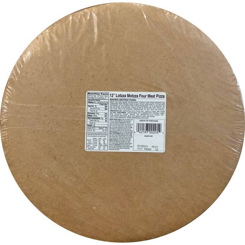 Brew Pub Lotzza Motzza 4-Meat Frozen Pizza - 28.25oz