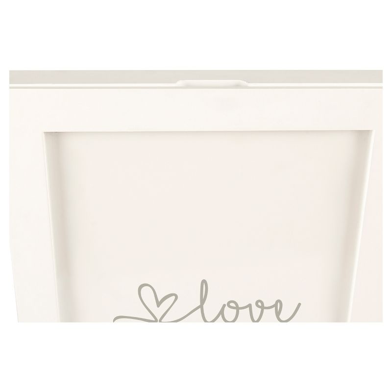 Silver Heart Guestbook Dropbox - Love