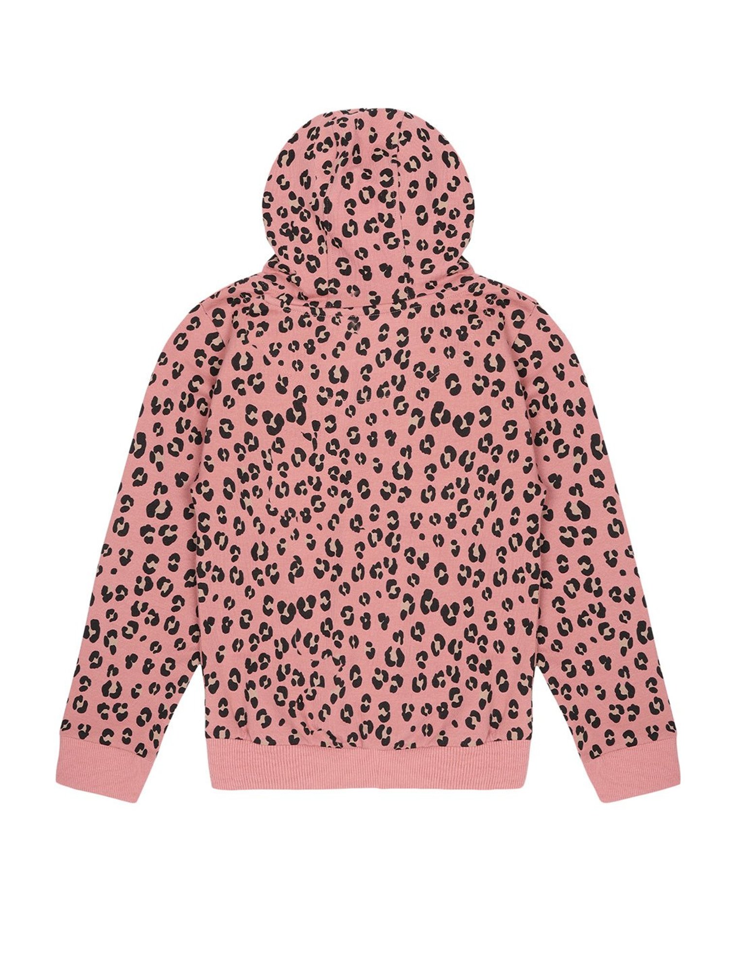 Plum Tree Kids Peach Embellished Full Sleeves Hoodie Sweatshirt