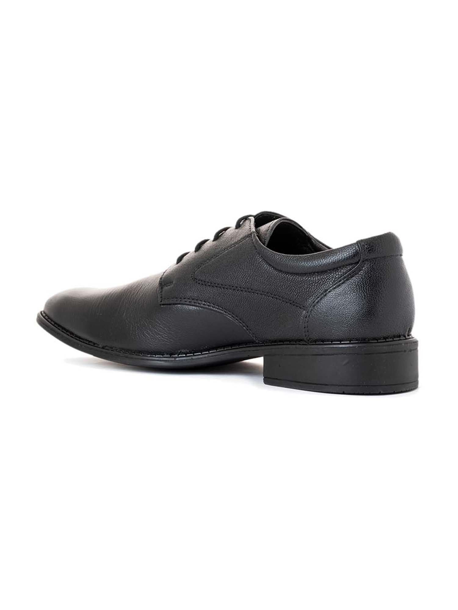 Khadim Men's Black Derby Shoes