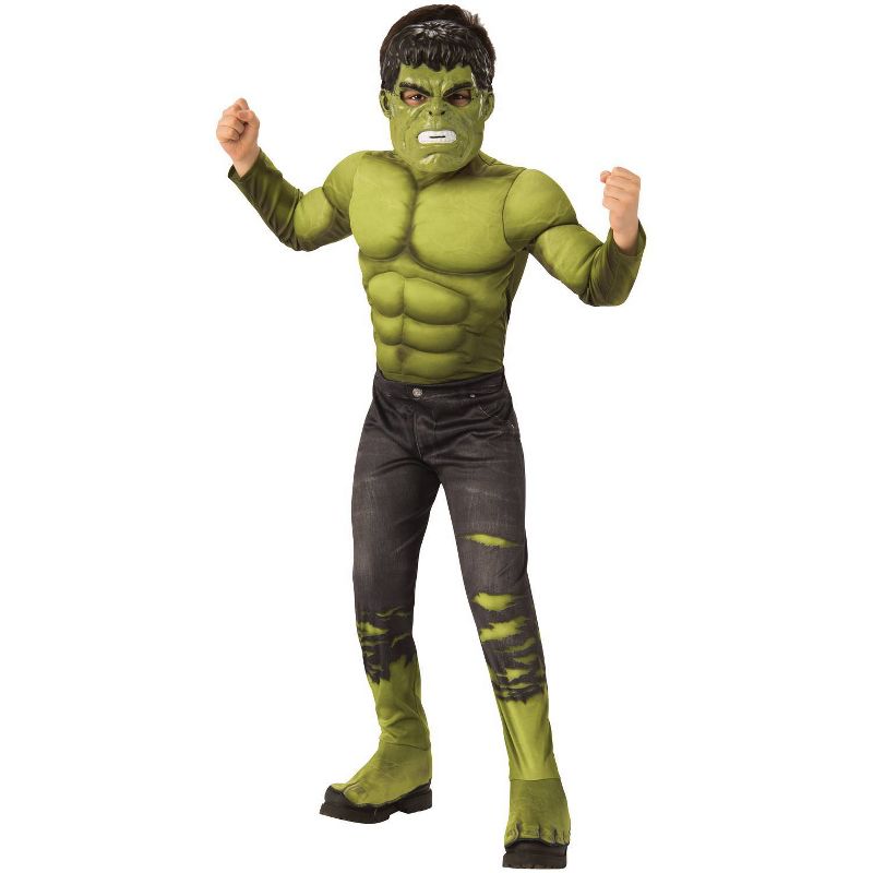 Kids' Marvel Hulk Av4 Deluxe Halloween Costume - S
