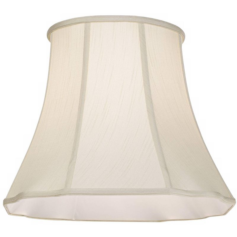 Springcrest Off-White White Drum Lamp Shade Modern Silver Circles 15x16x11 - Spider