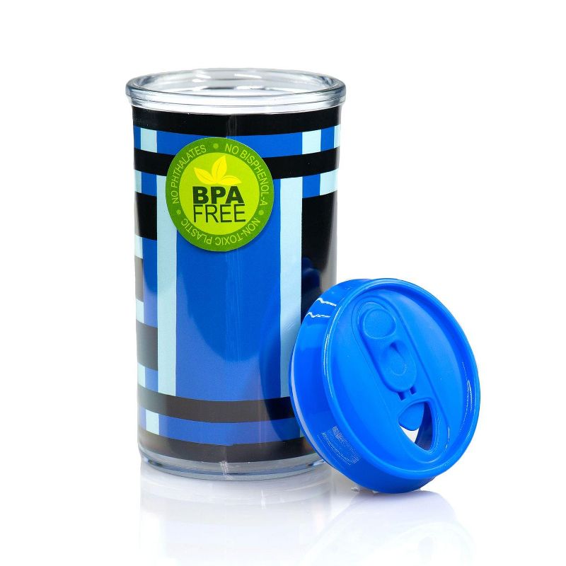 Just Funky Naruto Shippuden Akatsuki Red Clouds Plastic Water Bottle | Holds 32 Ounces