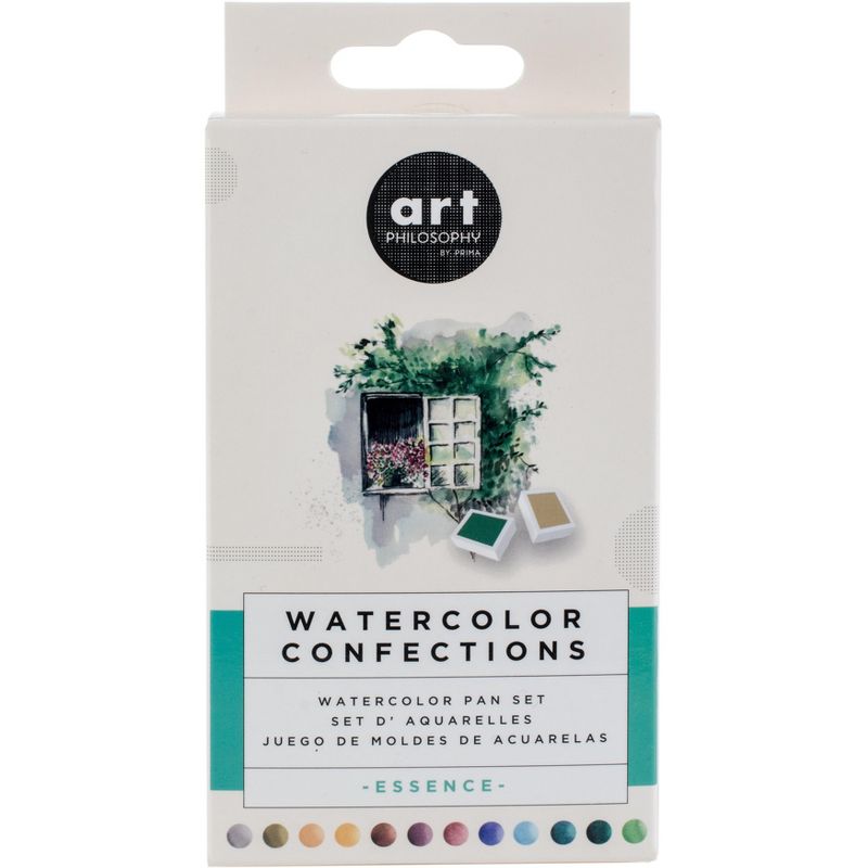 Prima Watercolor Confections Watercolor Pans 12/Pkg-Essence