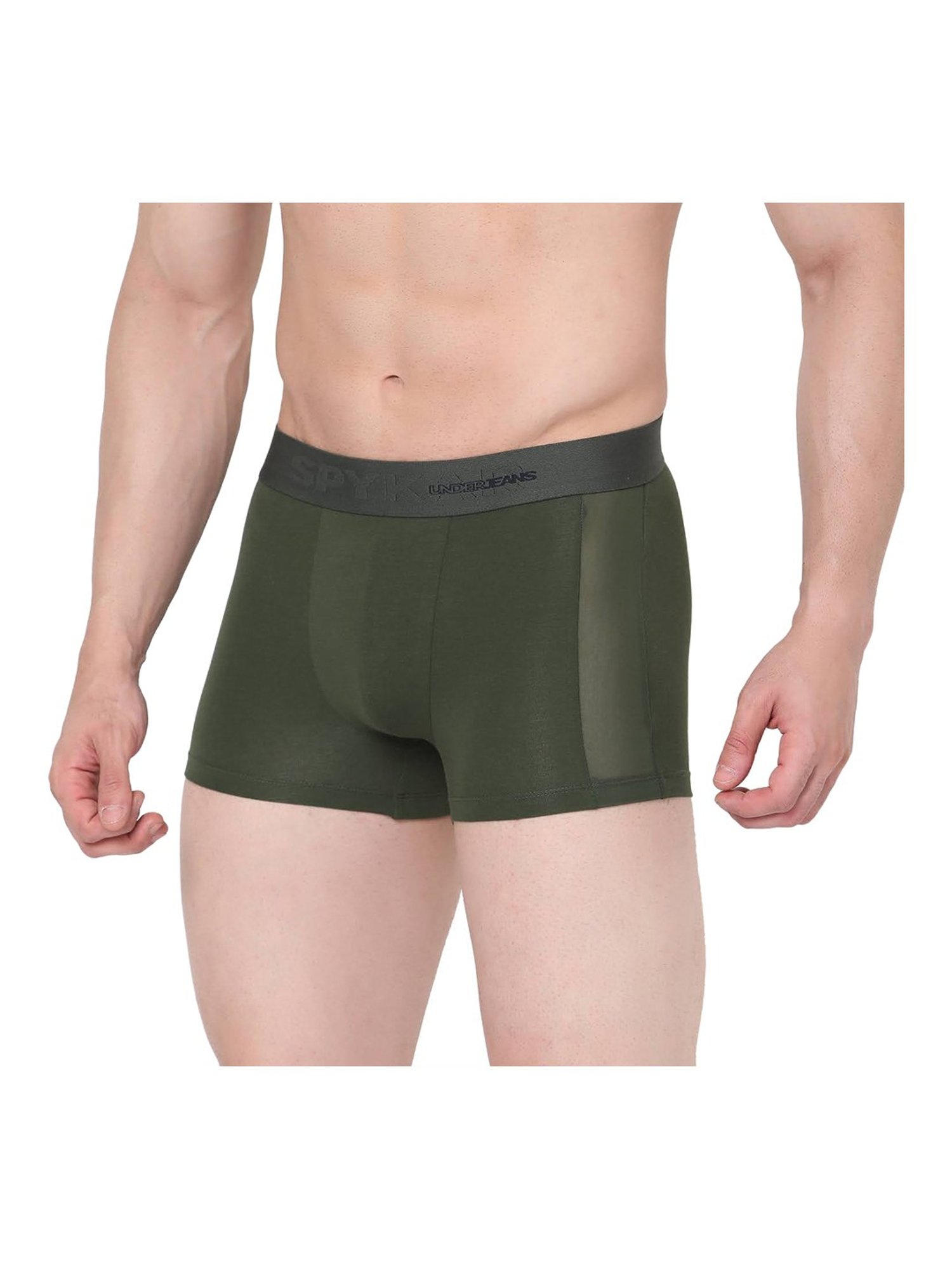 UnderJeans by Spykar Olive Trunks