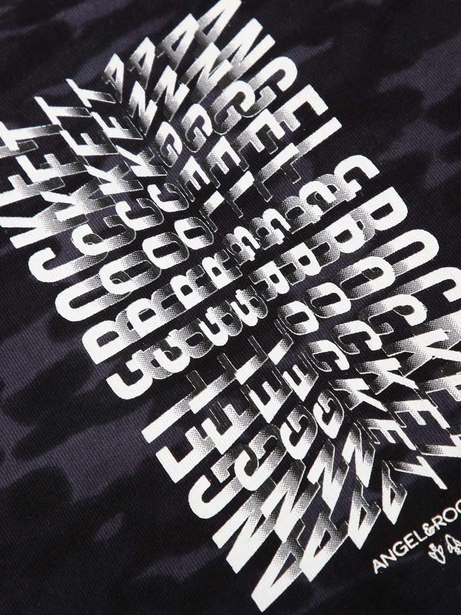 Angel & Rocket Kids Blue Cotton Printed T-Shirt