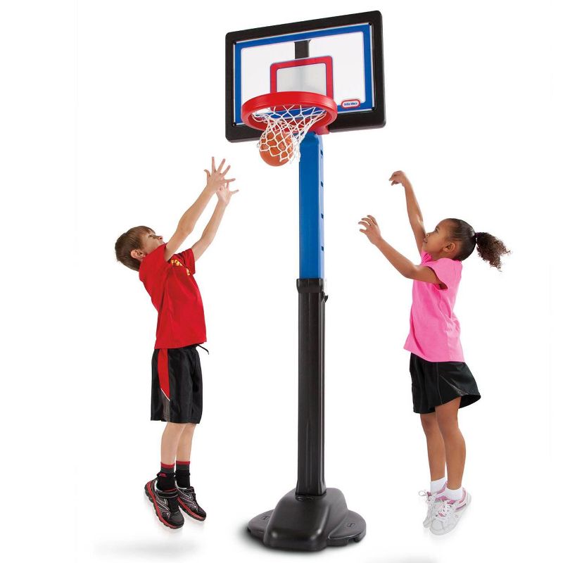 Little Tikes Play Pro Indoor Outdoor Kids Play Toy Portable Basketball Hoop Set