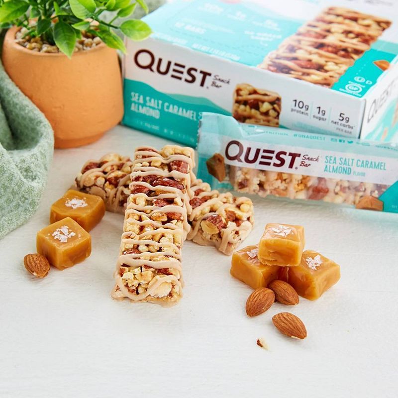 Quest Sea Salt Caramel Almond Snack Bar - 5ct/7.6oz