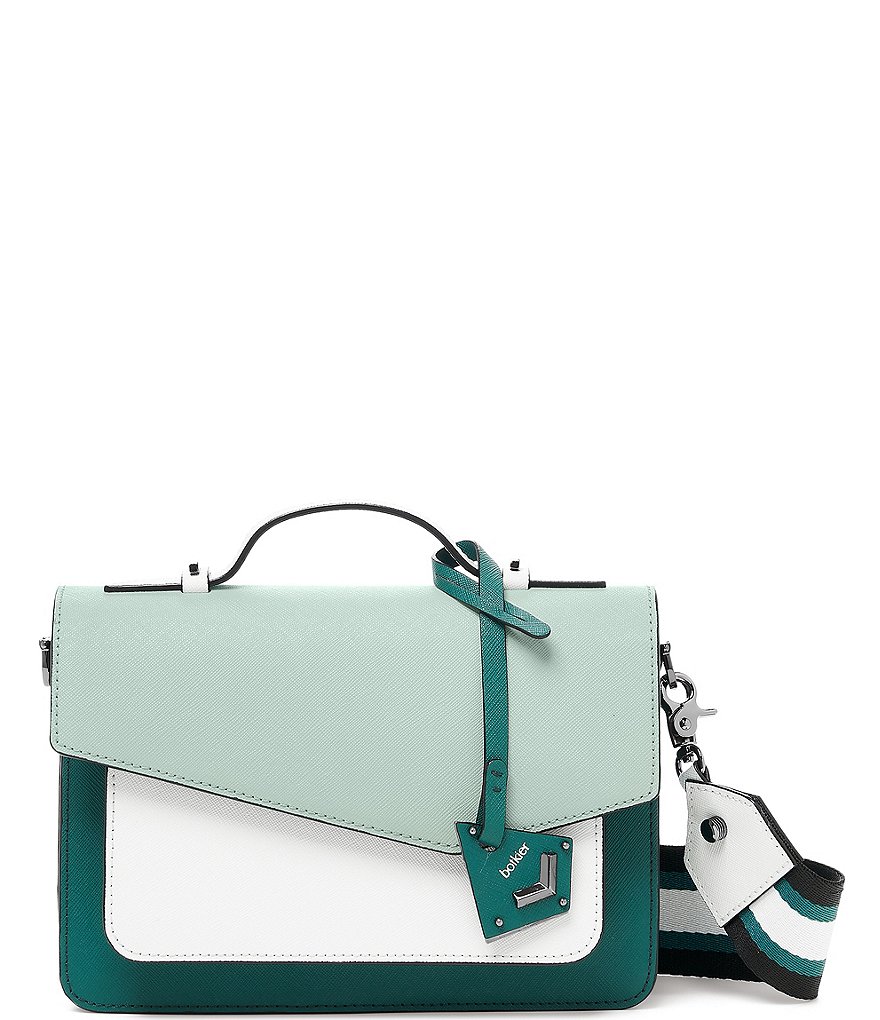 Botkier Cobble Hill Leather Colorblock Crossbody Bag