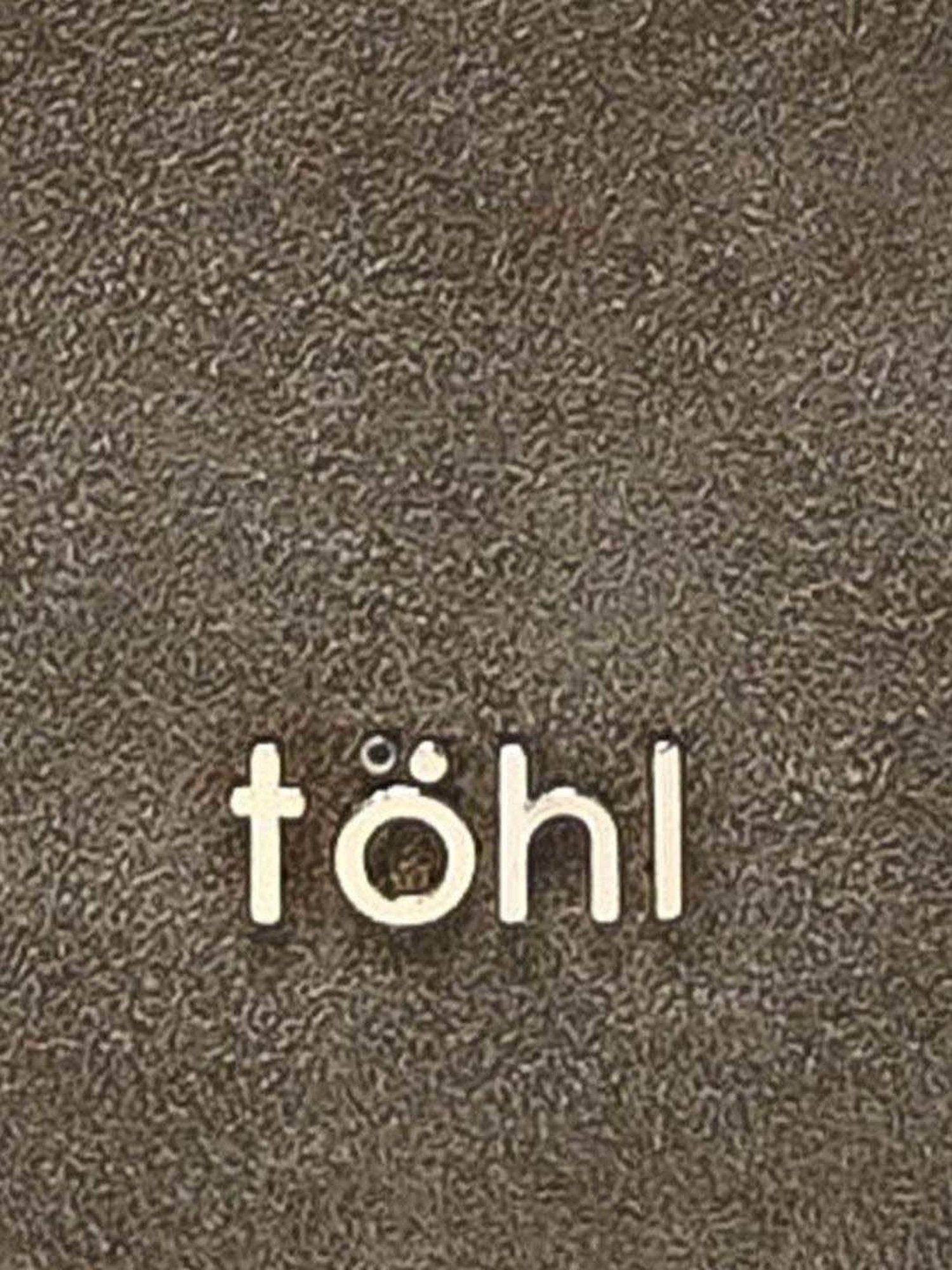 Tohl Grey Solid Large Hobo Handbag