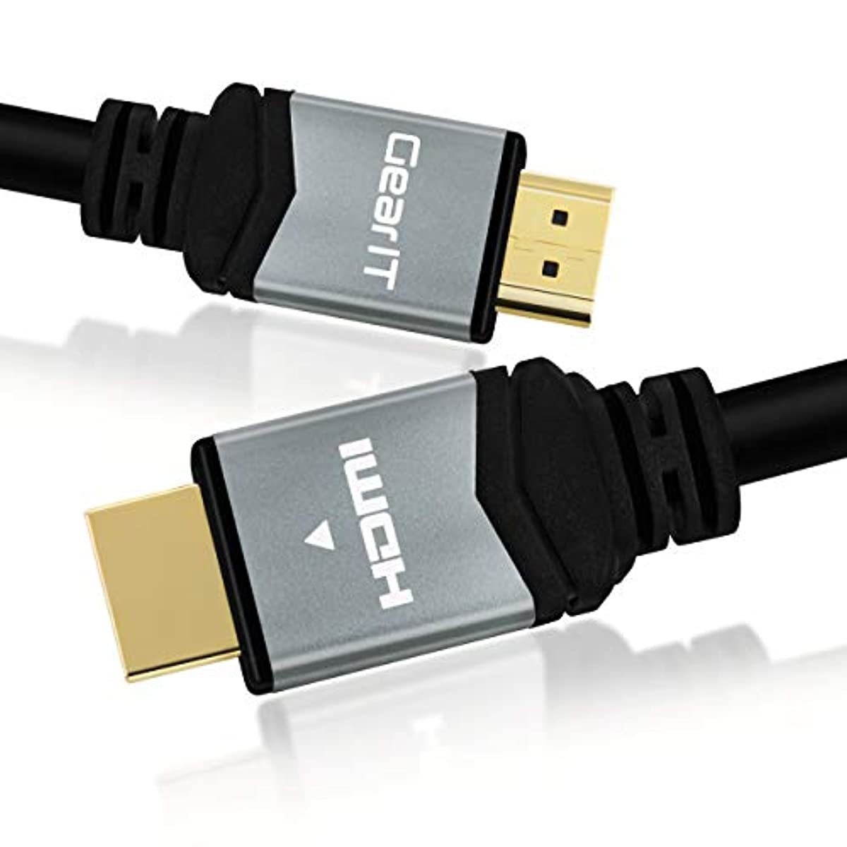 GearIT 10FT 8K HDMI 2.1 Ultra High Speed HDMI 48Gbps Cables Compatible with Apple TV Roku Netflix Playstation Xbox One X Sony LG Samsung QLED 8K Q900 TV and More