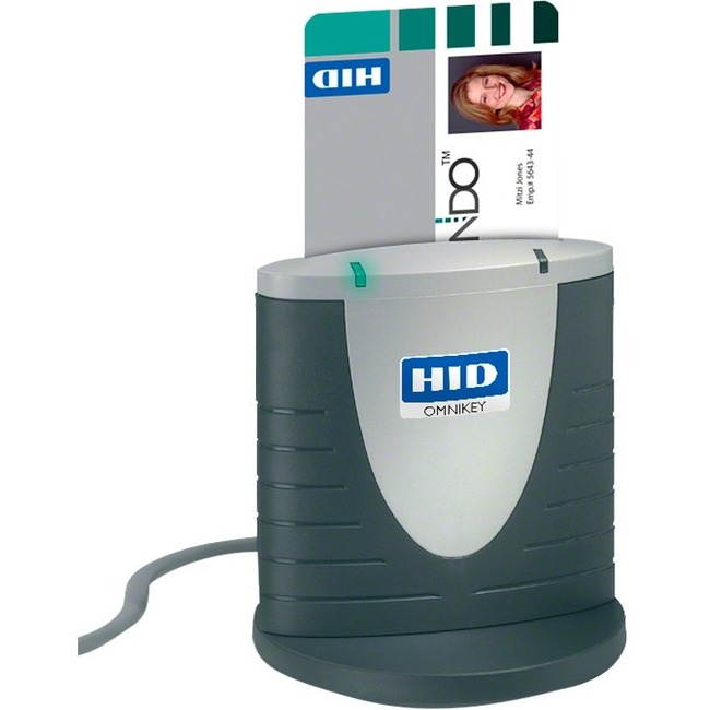 HID R31210349-1, OMNIKEY 3121 CONTACT SMART CARD READER WITH AVR CHIP, TAA, GSA, FIPS 201