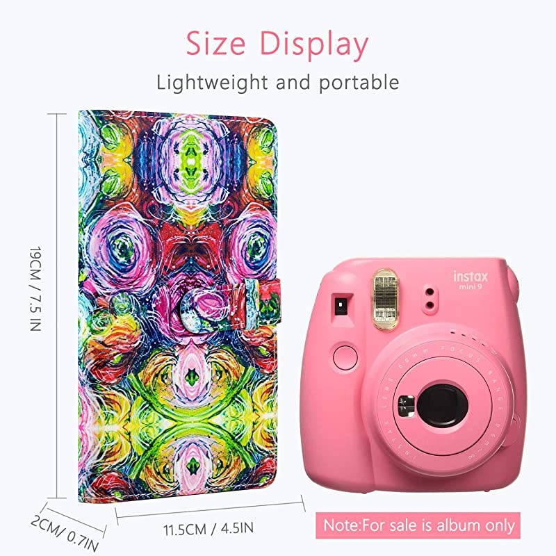 96 Pockets Mini Photo Album for Fujifilm Instax Mini Camera Polaroid Snap Z2300 SocialMatic Instant Cameras amp Zip Instant Printer Sketch