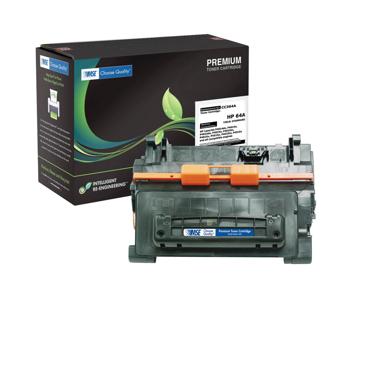 MSE Compatible Black Toner Cartridge (Alternative for HP 64A/CC364A)