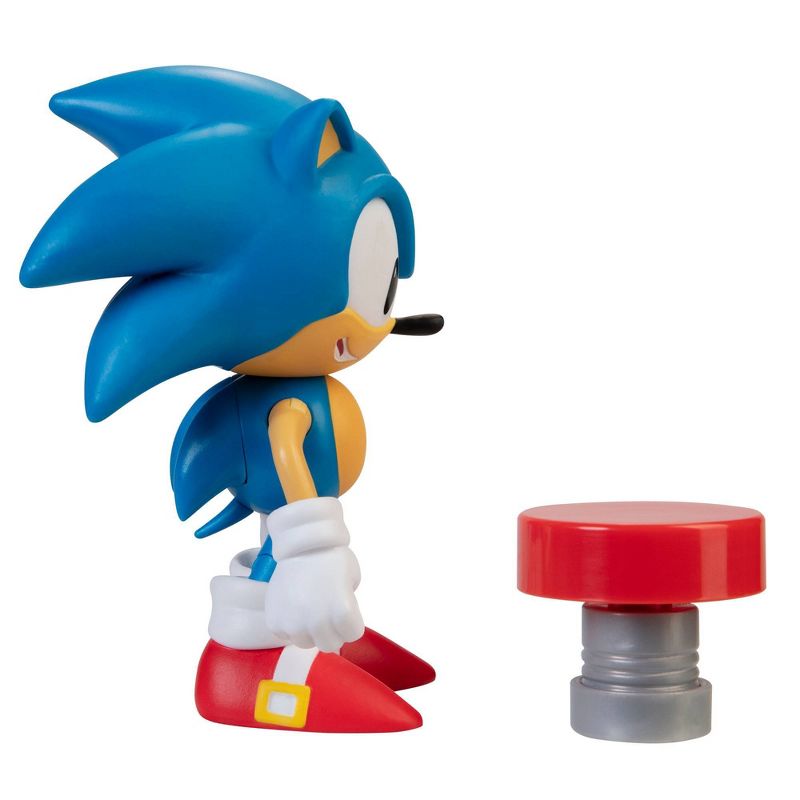 Sonic the Hedgehog 4" Figure Classic Sonic with Spring Wave 4