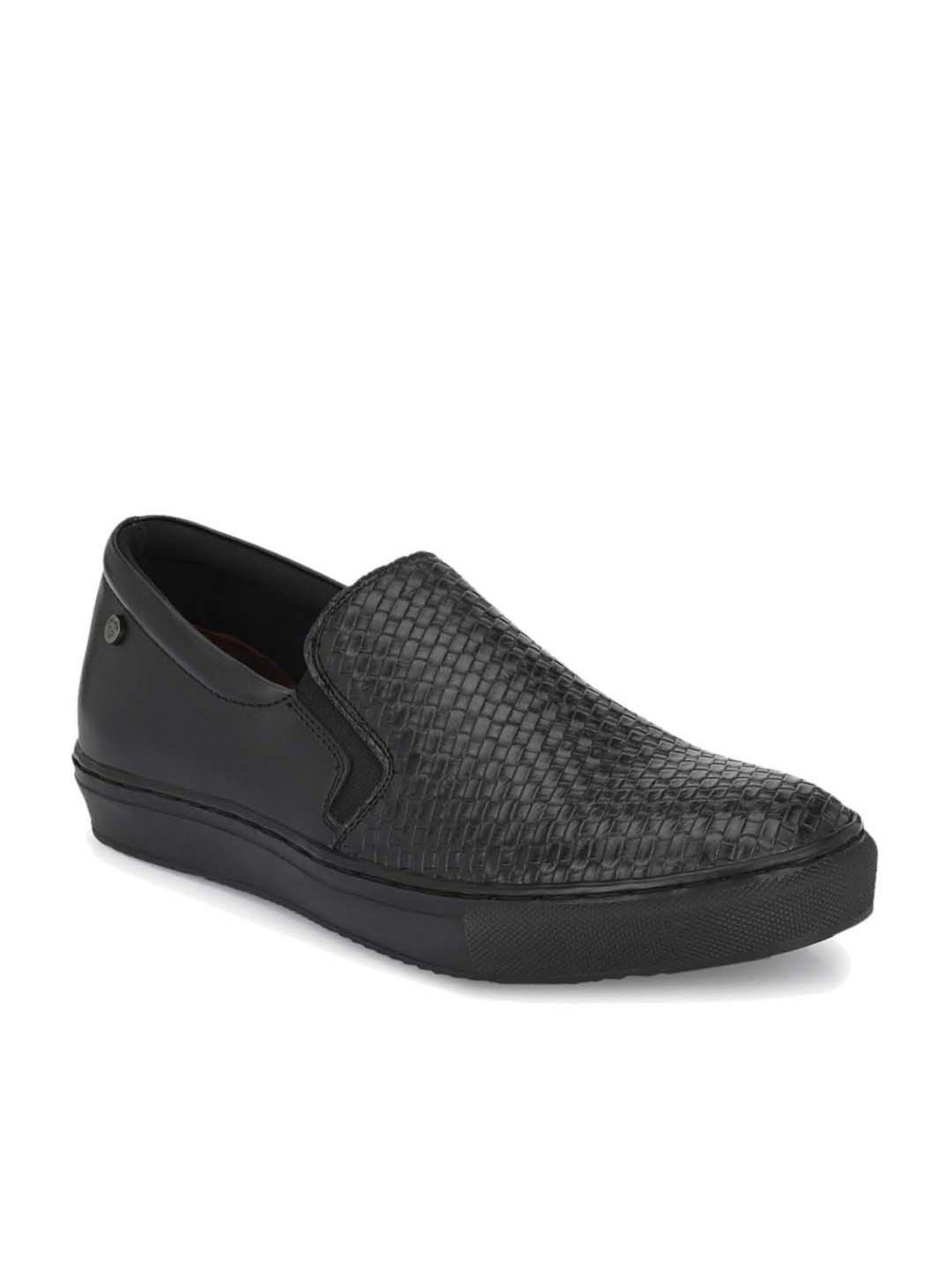 Delize Men's Black Casual Loafers